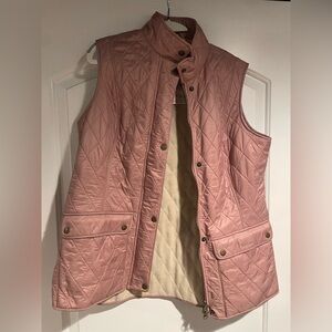 Women's Pink Quilted Vest Barbour
